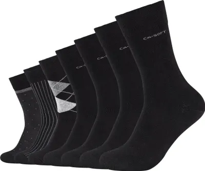 Produktbild von Camano Socken 7er-Pack ca-soft mit weichem Komfortbund black 39-42