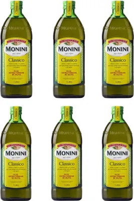 Produktbild von 6x Monini Extra Natives Olivenöl 1L nativ olio extravergine di oliva Classico