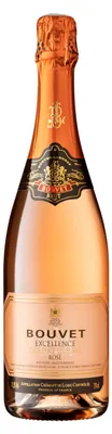 Produktbild von Bouvet Excellence Rosé Crémant de Loire Brut, 1 x 0.75 L, ideal als Geschenk