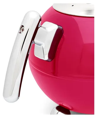 Produktbild von Doppelwandige Edelstahl-Teekanne 1,2 Liter in Pink mit drei Füßen