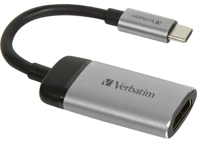 Immagine prodotto di Adattatore Usb-C - Hdmi 4K Verbatim Aluminiowy/Alluminio 49143