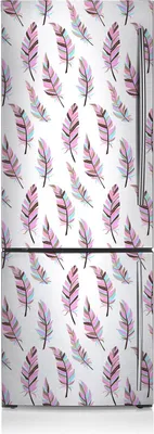 Produktbild von Aufkleber Kühlschrankmagnete Dekoration Kühlschrankfolie 60x205 cm - Rosa Pen.