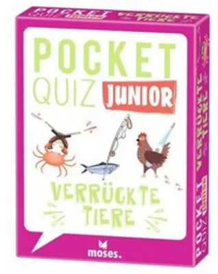 Produktbild von Pocket Quiz junior Verrückte Tiere