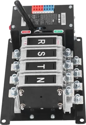 Zdjęcie produktu dla Podwójny automatyczny przełącznik zasilania 4P Automatyczna obsługa ręczna Milisekundowy przełącznik generatora AC400V 125A