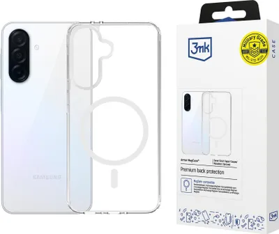 Productafbeelding van 3MK Armor MagCase Samsung A36, transparante hoes met MagSafe-functionaliteit