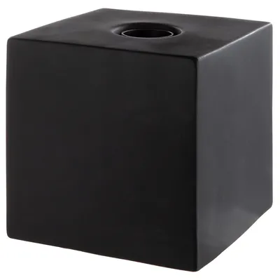 Immagine prodotto di Gilde Tischleuchte, Porzellan, schwarz, VE 1, L. 15 cm, B. 15 cm, H. 15 cm 32314 4063387323144