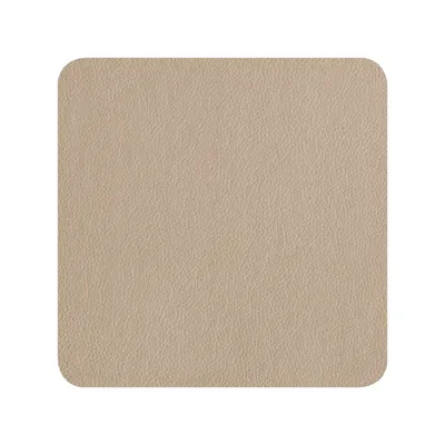 Immagine prodotto di ASA Selection Table Tops Glasuntersetzer, Lederoptik, 4er Set, Kunstleder, Stone / Beige, B 10 cm, 7831420