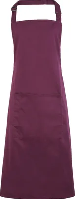 Produktbild von Premier Damen Schürze mit Tasche bunt RW1069 (Einheitsgröße) (Aubergine)