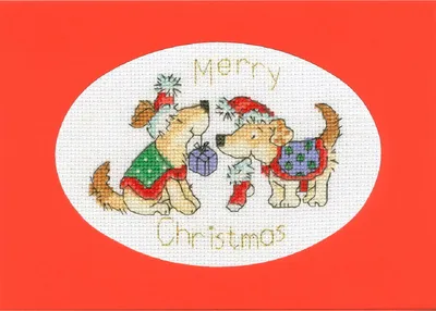 Produktbild von Bothy Threads Grußkarte Kreuzstich Set "Weihnachtsleckereien ", Zählmuster, XMAS66, 13x9cm