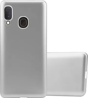 Image de Cadorabo Housse de protection pour Samsung Galaxy A10e / A20e Housse en argent Housse pour portable TPU silicone Etui Cover Case