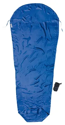 Produktbild von Cocoon MummyLiner S Seide Hüttenschlafsack (Wärmeleistung +5,3°C / max. Körpergröße 180cm / Gewicht 0,11kg) ultramarine blue S