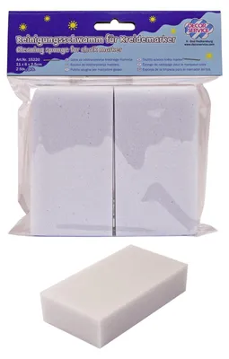 Produktbild von 4x Reinigungsschwamm für Kreidemarker grau