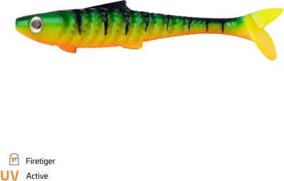 Produktbild von Zeck UBS Rippler - Gummifische, Länge / Packungsinhalt:20cm / 2 Stück, Zeck Farbe:Firetiger