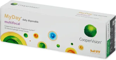Produktbild von MyDay multifocal - 30 daily lenses - Sph: +1.0, Add: med, BC: 8.4, D: 14.2