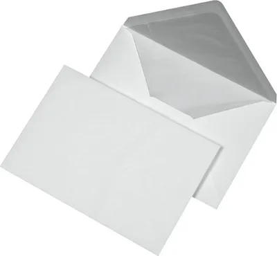 Produktbild von MAILmedia Briefumschlag Seidenfutter B6 weiß 500 Briefumschläge