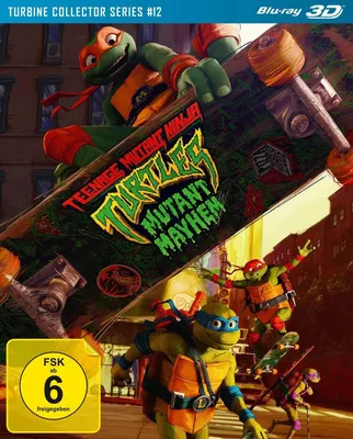 Produktbild von Teenage Mutant Ninja Turtles: Mutant Mayhem 3D - Turbine Collector Series #12 (Blu-ray 3D)