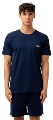 Zdjęcie produktu dla Piżama męska Fila, krótka, 100% bawełna, bielizna nocna, męska, zestaw, miękka