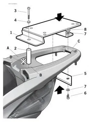 Produktbild von SHAD Top Master Fitting - Honda