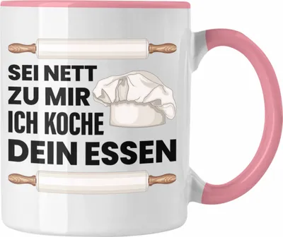 Produktbild von Trendation - Sternekoch Tasse Geschenk für besten Koch der Welt Spruch (Rosa)