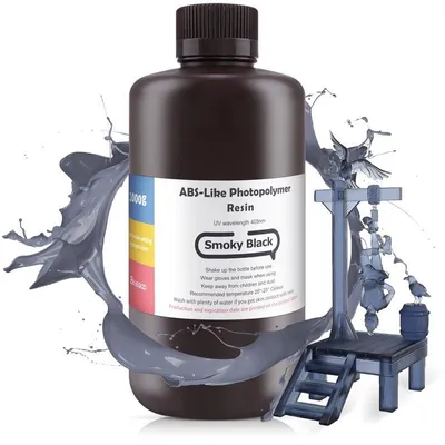 Obrázek produktu pro ELEGOO ABS-like Resin 1KG, Smoky Black