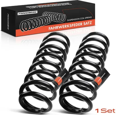 Image de Frankberg 2x Ressort de suspension essieu arrière pour Peugeot 607 9D 9U 2.0L 2.2L 3.0L 2000-2003