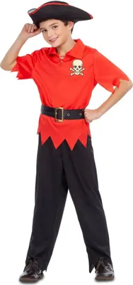 Immagine prodotto di Travestimento per bambini My Other Me pirata rosso (4 pezzi) - 7-9 anni