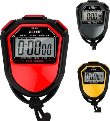 Obrázek produktu pro Digitální stopky s LCD displejem, ruční stopky pro sport, plavání, běh a trénink
