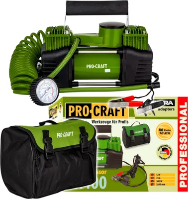 Immagine prodotto di Compressore d'aria Procraft LK400 10 bar con attacco 12 V + borsa