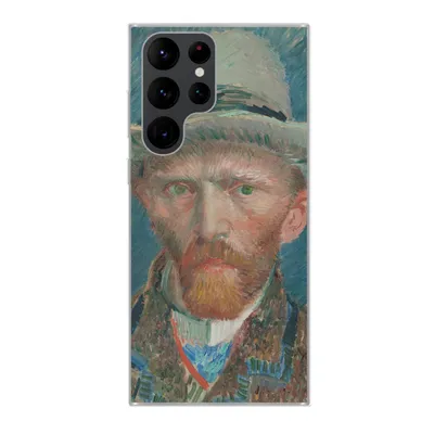 Produktbild von MuchoWow® Handyhülle Schutzhülle Hülle für Samsung Galaxy S22 Ultra Selbstporträt 1887 - Gemälde von Vincent van Gogh Silikon Softcase Handy Hülle - Abbildung