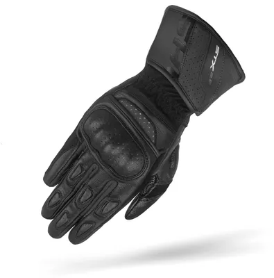 Obrázok produktu pre Motocyklové rukavice – kožené a perforované – čierne