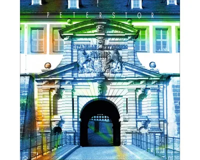 Produktbild von Glasbild Erfurt Peterstor 50x50 cm