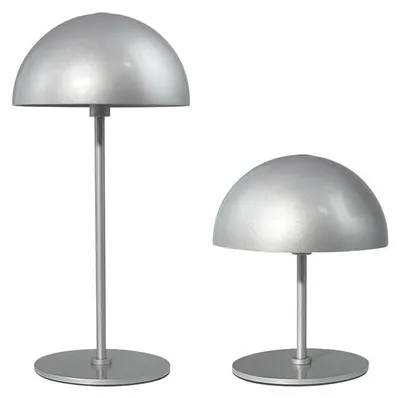 Produktbild von Tischlampe, Kabellos Dimmbar Tischleuchte, Led Tischleuchte Metall, Leselampe, USB Wiederaufladbare, ALONG 2er-Set Silber