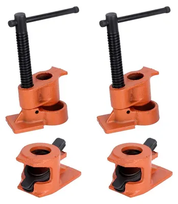Produktbild von Rohrklemme 1/2 Zoll - Tischler Rohrklemme - Schnellspannklemme - Klemme Holz - Hochwertiger Stahl - Rostbeständig