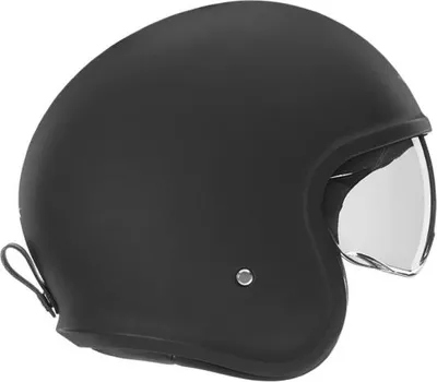 Image de Casque ouvert NOX Premium Jet Solid Matte Black S avec Dark Hood