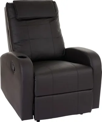 Produktbild von Fernsehsessel Durham, TV Sessel Relaxsessel Liegesessel, Kunstleder  coffee
