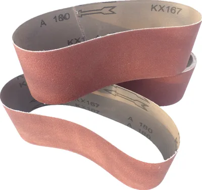 Produktbild von 20 x Schleifbänder 75mm x 533mm Körnung P40 Schleifband Gewebebänder Bandschleifer Schleifpapier Gewebeband BOHRFUX