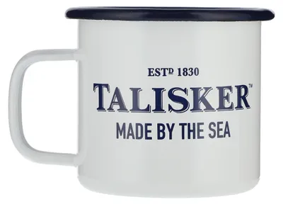 Produktbild von Talisker Tasse Glas 0,38l Henkelbecher Henkelglas Metallbecher Whiskey Tumbler