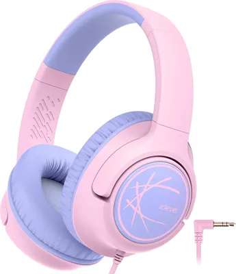 Produktbild von Kopfhörer Kinder, Kopfhörer mit Kabel 85dBA Sichere Lautstärke, Stereo Sound, Over Ear Faltbare 3.5 mm Jack Kinder Kopfhörer für iPad,Tablets