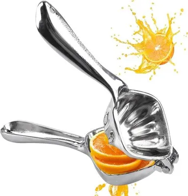 Image de Presse-citron en acier inoxydable, 85 cm, lavable au lave-vaisselle, acier inoxydable 304