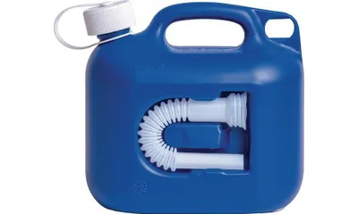Productafbeelding van AdBlue-kanister, 5 liter, blauw, HDPE, afmetingen: 265 mm (lengte) x 147 mm (breedte) x 247 mm (hoogte)