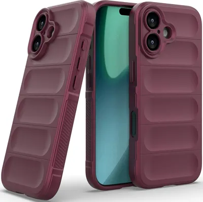 Produktbild von Handyhülle für iPhone 17 Weich TPU Silikon Stossfest Anti-rutsch Hülle bordeaux
