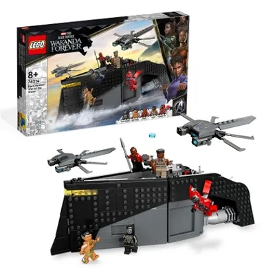 Produktbild von LEGO Marvel Avengers Black Panther: Duell auf dem Wasser, Bausatz, 8 Jahr(e), Kunststoff, 545 Stück(e), 1,05 kg