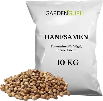 Produktbild von Hanf Hanfsamen 10 kg Futterhanf Pferde Vogelfutter Winterstreufutter Angelhanf Nager