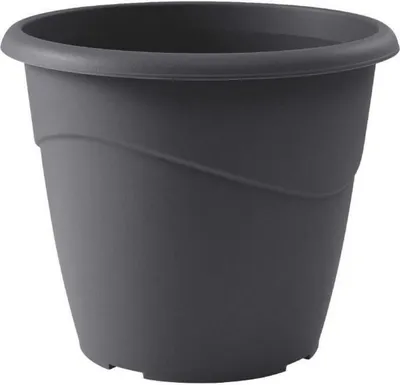 Obrázok produktu pre Kvetináč EDA Marina Grey Tmavosivý polypropylén Kruhový Ø 40 x 33,7 cm