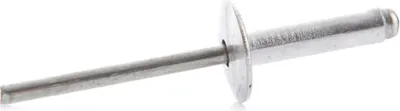 Immagine prodotto di 50x rivetti ciechi 4,8 x 20mm rivetti a strappo standard alluminio/acciaio rivetti a testa larga DIN 7337
