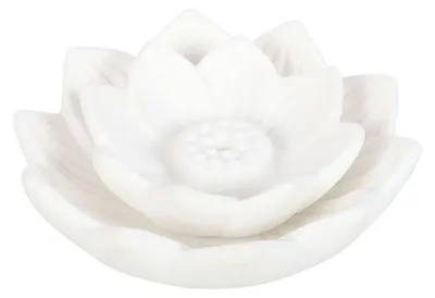 Obrázok produktu pre Something Different – Stojan na vonné tyčinky Lotus SD11030 (jednotná veľkosť) (biely)