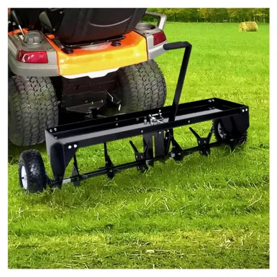 Produktbild von Rasenlüfter für Aufsitzmäher 102 cm für Garten, Terrasse und Außenbereich