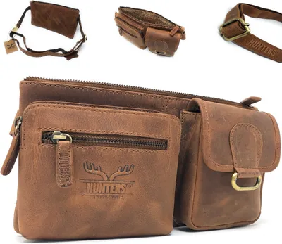 Produktbild von Bauchtasche Gürteltasche Brusttasche Messenger Bag Hüfttasche echt Leder