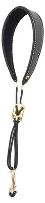 Image de Collier pour saxophone - Sangle réglable - Noir