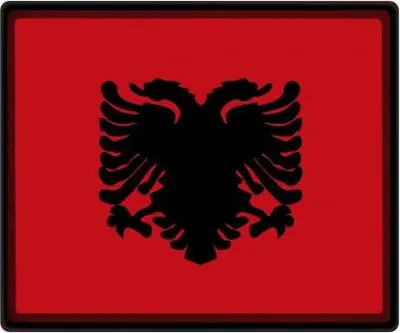 Produktbild von Mousepad Mauspad mit Motiv - Albanien Fahne - 82008 - Gr. ca. 24  x 20 cm